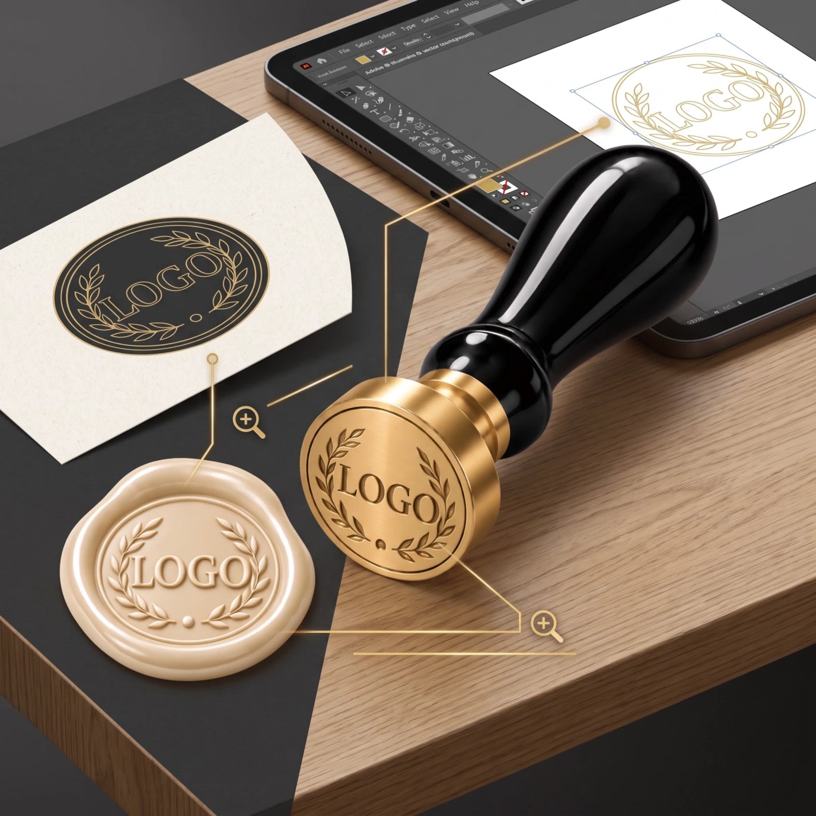 Custom Logo Wax Seal Stamp