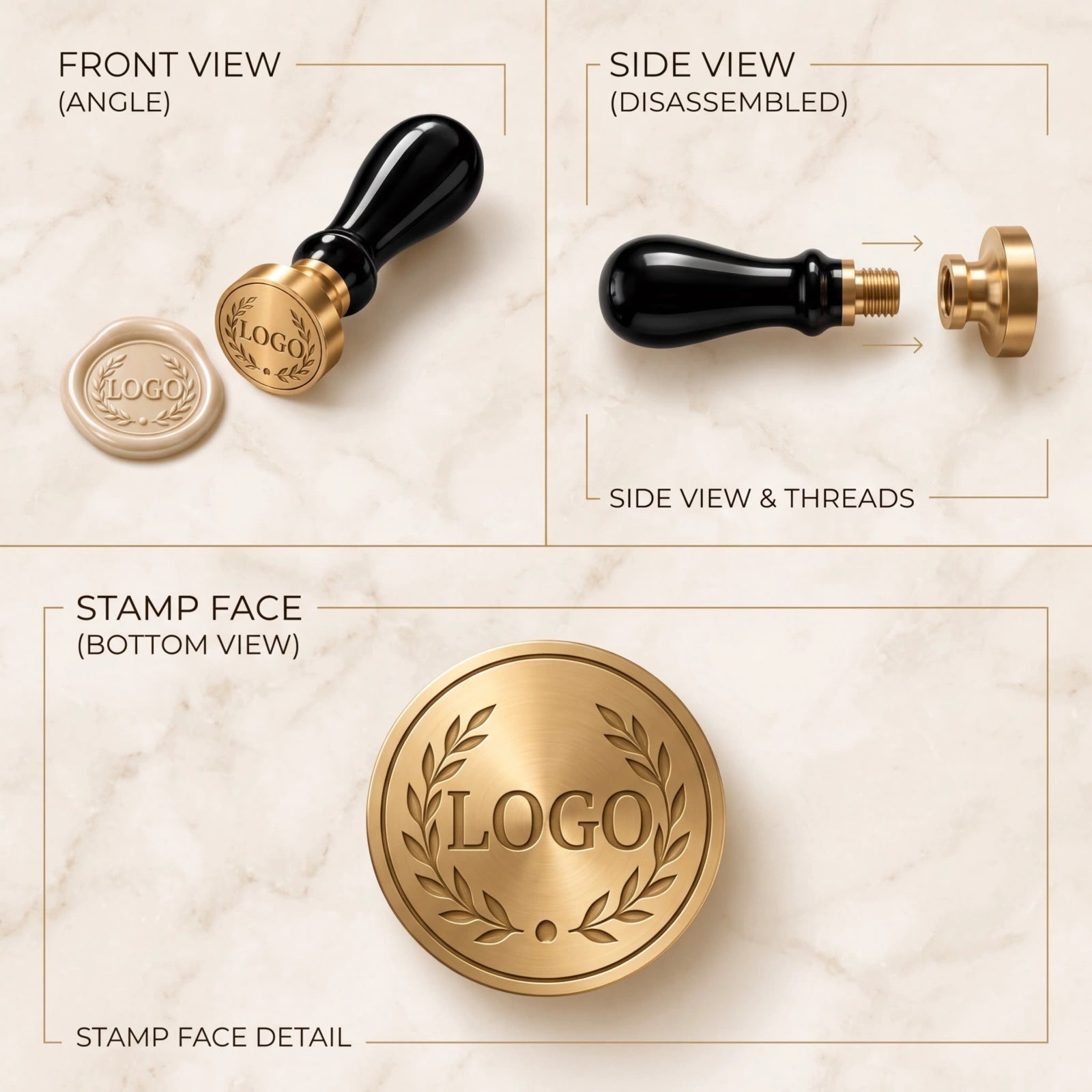 Custom Logo Wax Seal Stamp