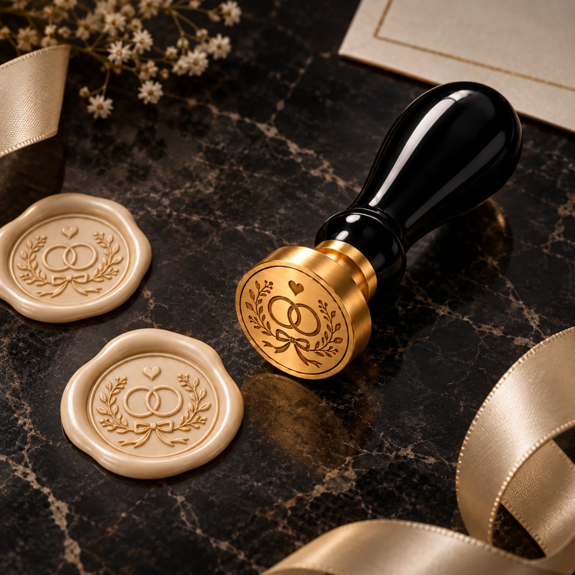 Custom Wedding Wax Seal Stamp