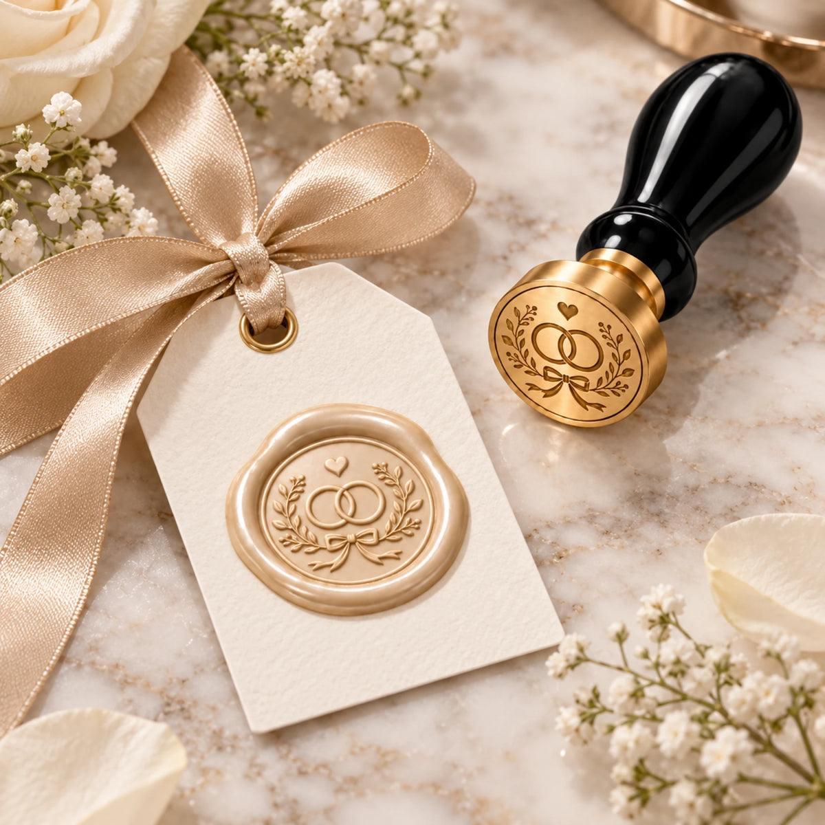 Custom Wedding Wax Seal Stamp