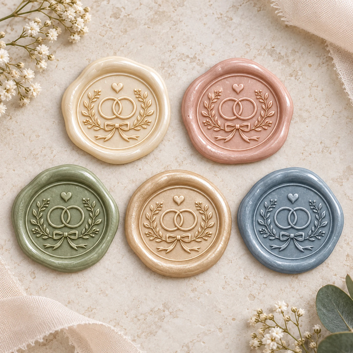 Custom Wedding Wax Seal Stamp