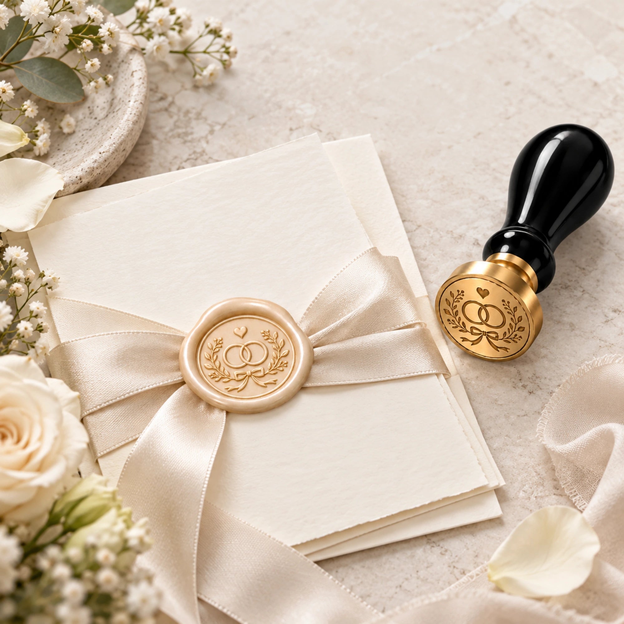 Custom Wedding Wax Seal Stamp